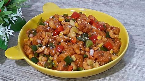 Cashew Nut Salad Chinese Style Prawn And Chicken Cashew Nut Salad