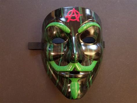 Matrix Anarchy Anonymousguy Fawkes Mask Etsy