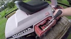 New project! Free Honda riding mower and testing the new camera.