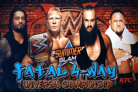 Revealed Winner Of The Fatal 4 Way Wwe Universal Championship Match