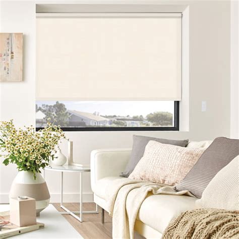 Creamy Beige Blackout Roller Blinds Made To Measure