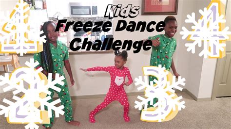 Kids Freeze Dance Challenge Youtube