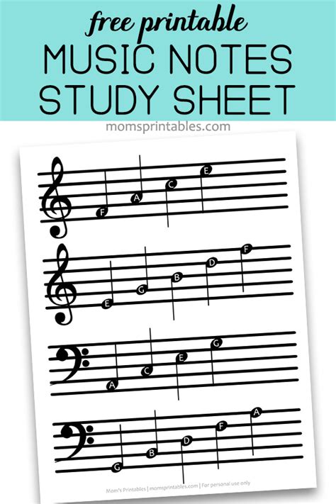 No hay proceso de registro, todo es completamente anónimo. Free Printable Music Notes Sheet - Mom's Printables