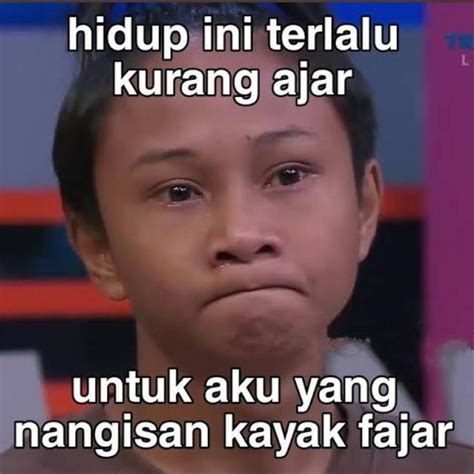 6 Meme Lucu Fajar Sad Boy Ini Menggelitik Perut Kocak Banget Hot