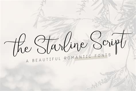 Starline Beautiful Script Fonts Stunning Script Fonts Creative Market