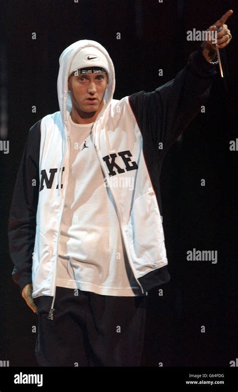 Eminem Mtv Awards Stock Photo 107050092 Alamy