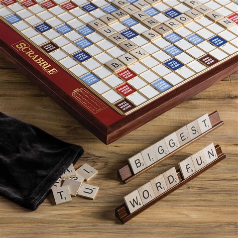 Winning Solutions Giant Scrabble Game Deluxe Wood Edition Lifetoyz