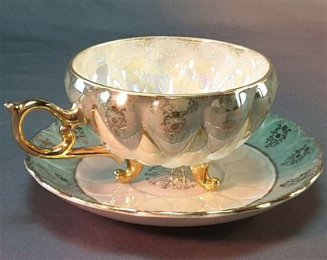 Vintage Tea Cup And Saucer Fine Pearl China Made In Japan Cupsaucer