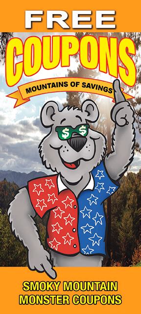 Monster Discount Coupons Free Smoky Mountain Coupons