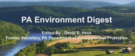 Pa Environment Digest Blog July 8 Pa Environment Digest Grants