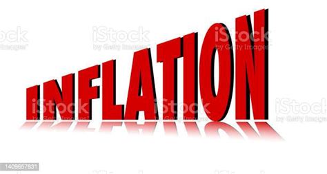 Inflation Word 3d Logo Design Stock Illustration Download Image Now