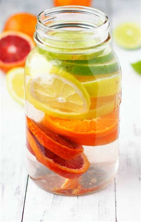 Rainbow Citrus Infused Water The Pretty Bee