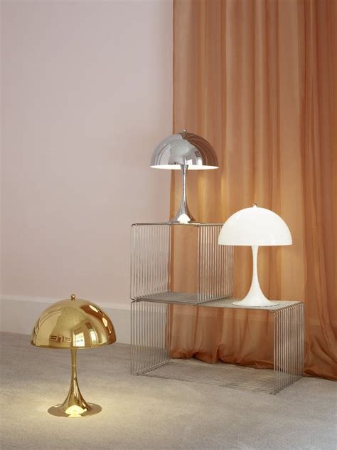 Louis Poulsen Panthella 320 table lamp, brass in 2021 | Panthella lamp