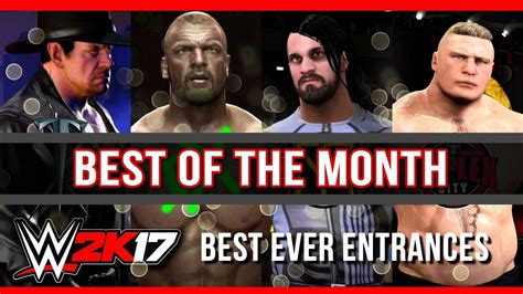 Wwe 2k17 Best Entrances For Ps4xb1 Gameplay Montage Youtube