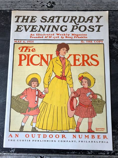 Vintage Saturday Evening Post Magazine May 6 1905 Full Etsy