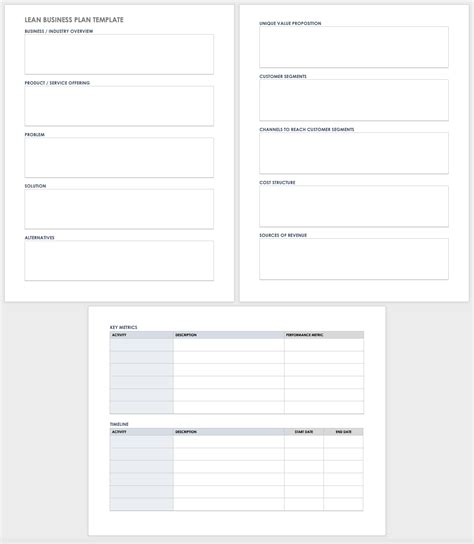 Business Plan Template Free Download Excel