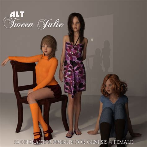 Alt Tween Julie ⋆ Freebies Daz 3d