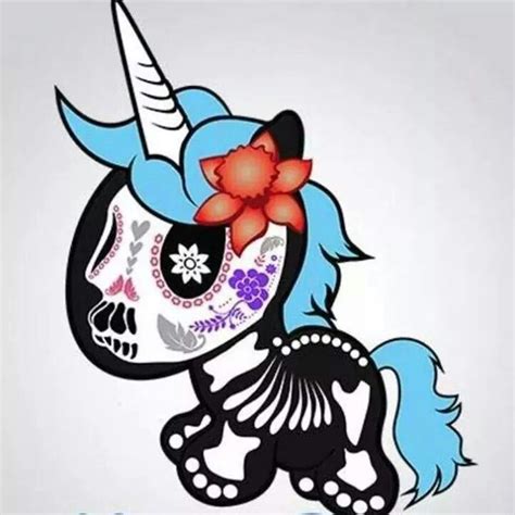 Day Of The Dead Unicorn Day Of The Dead Painted Rocks Tatting Disney