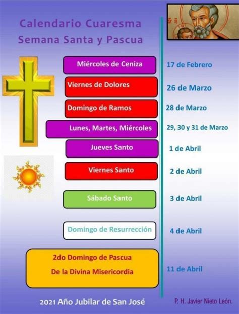Calendario De La Semana Santa 2022 Calendario Gratis