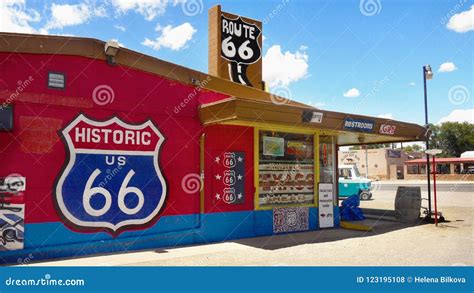 Seligman, Route 66, Arizona Tourist Attraction, USA Editorial Stock