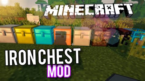 Iron Chests MOD Minecraft 1 17 1
