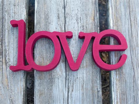 Love Sign Wooden Home Decor Wedding Decor Wall Hanging Or Etsy