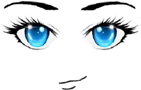 Catalog Roblox Face Anime Pictures Png Catalog Roblox Anime Face Blue