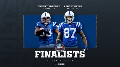 Colts Greats Dwight Freeney Reggie Wayne Announced As Finalists For Pro Football Hall Of Fame
