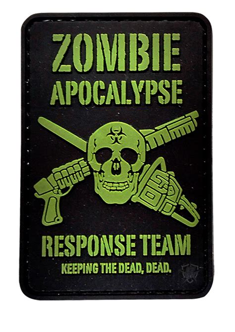 Pvc Morale Patch Zombie Apocalypse 6612 Army Surplus Warehouse Inc