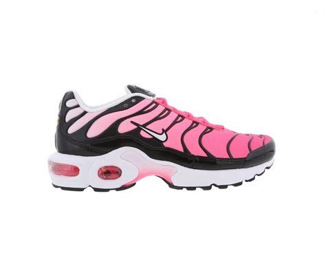 Original Womens Girls Nike Air Max Tn Plus Tuned 1 Black Pink Trainers
