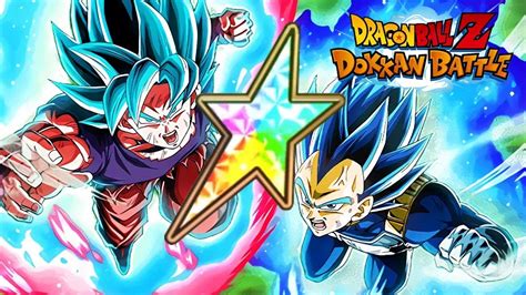 Showcase Goku Blue Kaioken Y Vegeta Blue Evolution Lr Dokkan Youtube