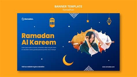 Free Psd Beautiful Ramadan Horizontal Banner