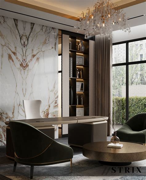 Luxury Office Design On Behance In 2022 Office Interior Design Modern