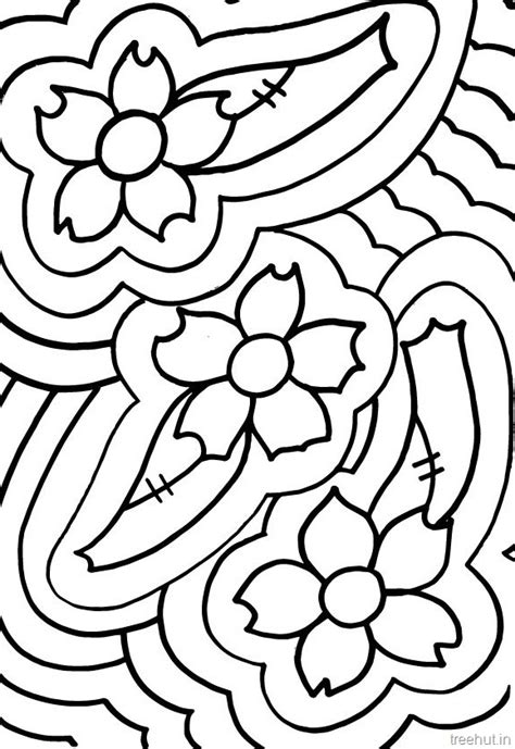 Abstract Coloring Pages For Teenagers Easy Lasagna