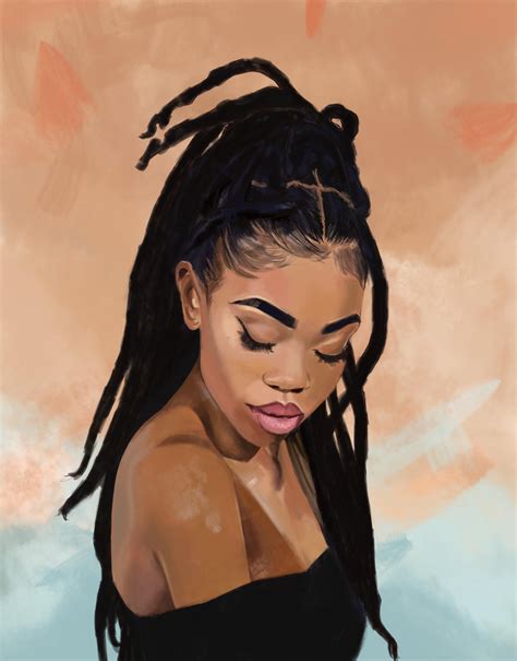 Progress By Melanoidink On Deviantart In 2022 Black Women Art Female