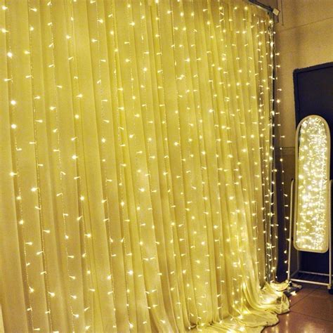 String Lights Curtain 300 Led Curtain Fairy Lights Usb String Hanging
