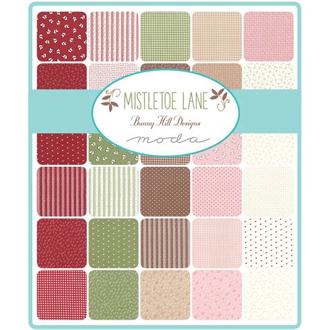 Moda Mistletoe Lane Fabric By Bunny Hill Designs For Moda Fabrics