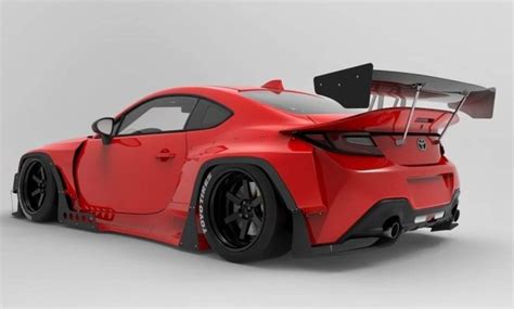 New Pandem Rocket Bunny Toyota Gr86 Widebody V15 Adds Duckbill And