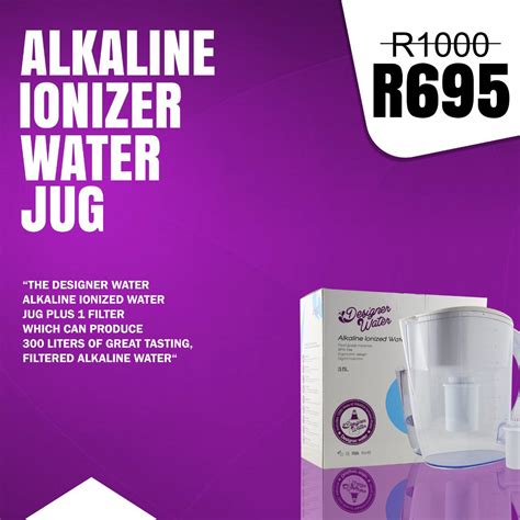 Alkaline Ionized Water Jug Designer Water South Africa