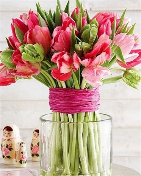 45 wonderful and easy diy tulip arrangement ideas tulips arrangement flower arrangements