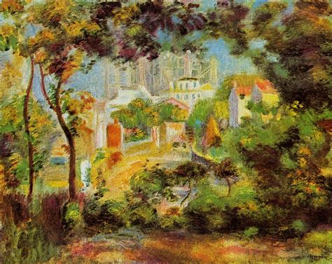 The Building Of Sacred Heart 1900 Painting Pierre Auguste Renoir Oil