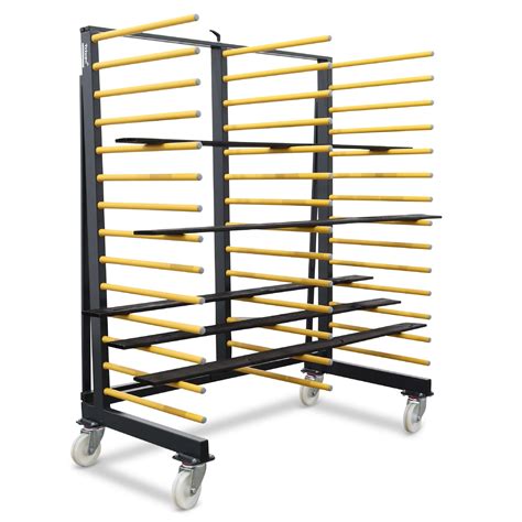 Mobile Drying Rack Heavy Duty Version 700s Trivec Paint Solutions