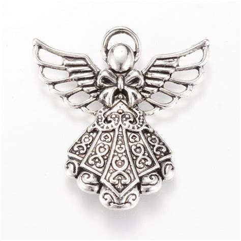 Large Silver Angel Charms Charms Metal Charms Riverside Beads