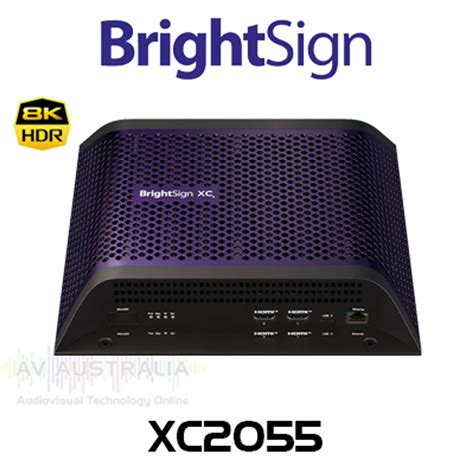 Brightsign Xc2055 Expert 8k Multiplex Io Signage Player Av Australia