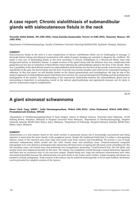Pdf A Case Report Chronic Sialolithiasis Of Submandibular Glands