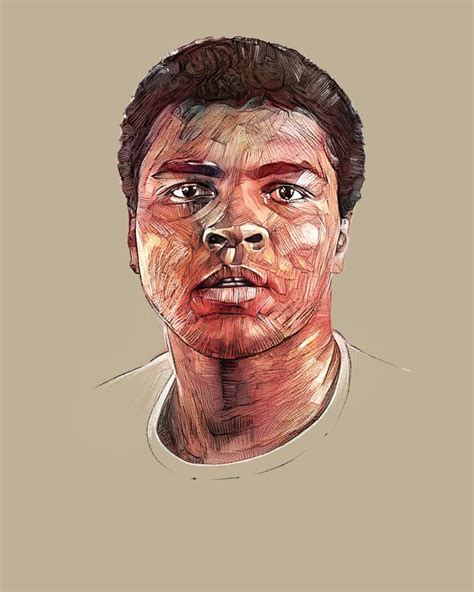 Muhammad Ali Drawing By Peter Farago Saatchi Art Original Drawing