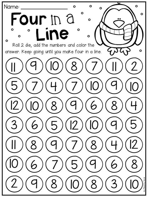 Fun Math Worksheets For 1st Grade