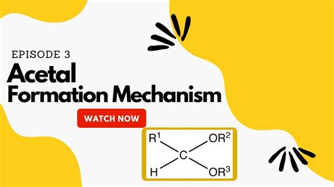 Acetal Formation Reaction Mechanism Organic Chemistry Youtube