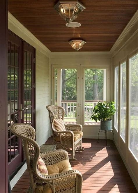 50 Luxury And Elegant Porch Design | House with porch, Screened porch