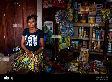 Yongoro Sierra Leone June 01 2013 West Africa Unknown Woman At